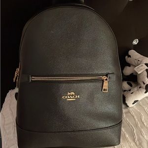 coach brand new black backpack good condition